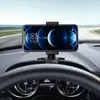 Suporte de Celular para Controle Central 360 Graus Placa de Licença Clipe de Instrumentos Suporte de Placa de Estacionamento Suporte de Celular Ajustável Multifuncional