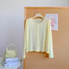 Cárdigan casual de estilo coreano de Lyocell, nueva prenda exterior corta versátil y elegante de otoño, top adelgazante, camisa de moda