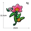 Venda Quente Transfronteiriça Bordado Computadorizado Rosa Adesivos de Tecido com Adesivo Termofusível Estilo Chinês Flor de Ameixa Acessórios para Vestuário Atacado