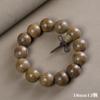 Pulseras de madera de alas de pollo cuentas 2.0 pulseras de madera con texto para hombres y mujeres rosario joyería de sándalo fabricantes mayoristas