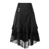 Estação Independente Amazon Saia Meia Lolita Saia Meia Feminina Estilo Gótico Saia Escura Lolita Retro Roupas Femininas