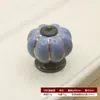Branco Marfim Alça de Abóbora Estilo Europeu Moderno Simples Pastoral Rústico Gaveta Armário Porta de Guarda-roupa Desenho Animado Alça de Cerâmica