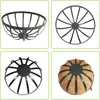 Cesta colgante de arte en hierro hecha a medida con palmera de coco, maceta colgante de forma única para balcón y patio, cesta colgante de palmera de coco para plantas verdes y flores