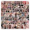 100 Piezas de Pegatinas de Giselle, Pegatinas Creativas DIY Personalizadas de Celebridades para Diario, Decoración de Graffiti, Teléfono Móvil, Patineta, Pegatinas para Taza de Agua