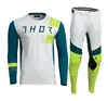 Traje de Corrida para Moto Off-Road Modelo Novo Thor Transfronteiriço para Homens, Traje de Ciclismo de Manga Longa, Traje Respirável de Secagem Rápida para Downhill, Conjunto Esportivo