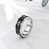 Anillo de cruz de acero de titanio Europa y Estados Unidos joyería venta caliente transfronteriza no se decolora corrosión aceitado fabricantes de anillos para hombre
