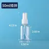 Frasco Spray de Plástico PET Transparente com Borrifador Fino para Venda no Atacado de Fábrica