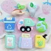 Simulación Verdecimiento Protección Ambiental Logo Accesorios de Resina Accesorios Pasador Papelería Bolso Agujero Zapato Accesorios Decorativos
