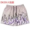 Shorts de Basquete de Verão para Homens, Estilo Americano, Acima do Joelho, Caimento Solto, Casual, Moderno, Respirável, Secagem Rápida, Shorts de Treino