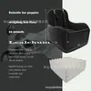 Nido para Mascotas de Coche Lavable y Extraíble Cama de Viaje para Asiento de Coche con Bolsillo Cinturón de Seguridad para Perros Suministro Transfronterizo Universal