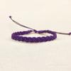 Nuevo Brazalete Trenzado de Cuerda de Cuero Hecho a Mano Multicolor para Playa Estudiante de Campus Pareja Masculino y Femenino Cuerda Encerada Impermeable