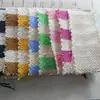 Tejido Jacquard Rayas Teñidas en Hilo Jacquard Rayas Teñidas en Hilo Twill Jacquard Rayas Teñidas en Hilo Lana Gruesa Lino Bicolor Espiga para Zapatos y Bolsos