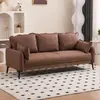 Sofá de luxo leve para salas pequenas, sofá simples de dois ou três lugares para apartamentos, lojas de roupas, imóveis para aluguel, áreas de descanso e áreas de recepção