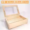 Caja de Sashimi de Madera Estilo Japonés con Tapa, Caja para Pescado, Caja para Salmón, Plato para Carne de Res, Plato para Verduras, Caja de Madera, Caja de Madera Blanca para Sushi