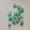 10*15 Dongling Jade Xinjiang Jade blanco agujero pasante calabaza parte posterior nube colgante accesorios de bricolaje