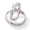 520 Anillo de Pareja Femenino Masculino Moderno de Moda Personalizado Par de Anillos Popular en Internet Acacia de Pareja Apertura Ajustable