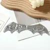 Cuernos de Diablo Alados Ultrasónicos Repujados DIY Hecho a Mano Halloween Pinza para el Cabello de Vampiro Accesorios de Decoración para Ropa Sombrero