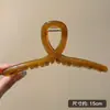 Pinza de tiburón grande coreana para el cabello, accesorio simple para recogido en la parte trasera de la cabeza, pinza de pelo de alta gama para mujer