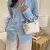 Moda Feminina Primavera Estilo Coreano Bolsa Pequena 2026 Nova Bolsa Quadrada Pequena Simples Versátil Bolsa de Ombro Transversal Bolsa para Celular