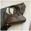 Bolso de Hombro Retro de Gama Alta para Mujer 2026 Otoño e Invierno Nuevo Bolso de Bowling de Gran Capacidad Bolso de Hombro Casual