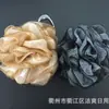 Atacado de fábrica conjunto de exportação de bola de banho cor Flor de banho flor bicolor bola de banho de dupla camada Flor de banho malha dupla bola de banho