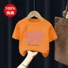 Nueva Ropa Infantil Camiseta de Manga Corta Verano 2026 Estilo Delgado Algodón Puro para Niñas Manga Media Moda Cuello Redondo Top Camiseta de Moda