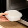 Caixa Congeladora de Arroz Estilo Japonês, Caixa Porcionada para Conservar Frescor, Marmita Semanal, Micro-ondas, Marmita para Trabalhadores de Escritório, Caixa de Frutas, Caixa Bento