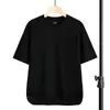Camiseta Masculina de Manga Curta Simples de Alta Qualidade Moda Verão Solta Meia Manga Marca da Moda Versátil Camiseta Jovem Caimento
