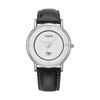YAZOLE279 Reloj de pareja Reloj de cuero Reloj de cuarzo casual de moda Reloj para hombres y mujeres