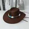 Sombrero de vaquero estilo retro para viajes al aire libre en el oeste de Sichuan, sombrero de protección solar para Xinjiang, Tíbet y senderismo en la pradera, sombrero para mujer