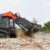 Barredora de Accesorio para Cargador Compacto tipo Bobcat, Accesorio Barredor para Eliminación de Polvo en Obra de Construcción Vial, Barredora Cerrada