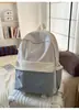 Mochila Nueva de Aspecto Elegante Estilo Japonés con Costuras de Color Contrastante Fresco y Dulce para Estudiantes de Secundaria y Preparatoria Mochila Ligera de Gran Capacidad