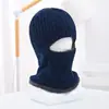 Nuevos estilos de otoño e invierno: Gorros tejidos cálidos para hombre con forro de polar, gorros de moda que cubren las orejas para hombres jóvenes, adecuados para actividades al aire libre y deportes