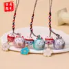 Sinfonia Som de Água Sino Flor de Cerejeira Gato da Sorte Corrente para Celular Estilo Japonês Pingente para Celular Sino Fofo Joias DIY Atacado