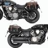 Coche musculoso Wolf adecuado para Benda jinjila 450 bolsa lateral bolsa de lona bolsa para portátil de negocios maletín modificación portaequipajes de liberación rápida
