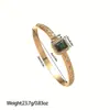 El Nuevo Producto Más Vendido de Amazon en Europa y Estados Unidos, Pulsera de Acero de Titanio con Patrón de Diamantes Incrustados Joyería, Lujosa y de Alta Gama