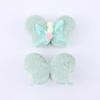Borboleta de Tecido Acessórios DIY Feitos à Mão Presilhas de Cabelo e Enfeites de Cabelo, Acessórios de Pelúcia Multicor, Presilhas Laterais de Desenho Animado para Meninas, Atacado