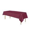Toalha de Mesa Descartável Lisa Peva Espessada 137*274cm Toalha de Mesa Cor Pura Decoração de Festa Arranjo