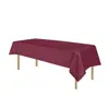 Mantel Desechable Liso Material PEva Engrosado y Ampliado 137*183CM Mantel de Color Sólido Decoración de Fiesta Monocromático