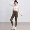 Conjunto de Ropa Deportiva de Yoga para Mujer Malla Patchwork Manga Larga Pantalones de Yoga de Cintura Alta Pilates Fitness Conjunto de Dos Piezas