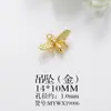 Venta al por mayor de fábrica los más vendidos accesorios de joyería coreana metal pequeño colgante de animal diy pulsera collar pendientes colgante
