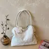 Bolso tote grande de moda estilo coreano para ir al trabajo, nuevo modelo 2026, con estampado de estrellas y lunares, con lazo, para llevar debajo del brazo, bolso escolar para mujer