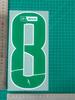 Vestido de Adulto Super Verde Portugués A Estampado de Letras con Número de Jersey Número Transferencia Térmica Mapa Jersey Suministros para Jersey