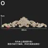 Dongyang Tallado en Madera Estilo Europeo Calcomanía Accesorios para Muebles Flores para Puertas de Madera Tallado Fino Calcomanías para Puertas de Gabinete Flores para Cabeceras Calcomanías de Madera Maciza Decoración