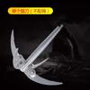 Cuchillo para Hierba Acuática de Pesca Acero Forjado Plegable Cuchillo de Ancla Segadora Segadora Hoz Red de Pesca Red de Arrastre Posición Fija Equipo de Pesca
