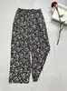 Direto do fabricante: Calça de Pijama de Algodão e Seda para Mulheres de Meia-Idade e Idosas, Estilo Mãe, Tamanho Grande, Pode Ser Usada Fora, Mais Vendida, Altamente Elogiada, Casual