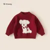 Ropa para Niños Youbao Patrón Lindo Suéter para Niños Pequeños Suéter de Punto de Manga Larga para Niños Conjunto de Otoño para Bebé Suéter Redondo para Niñas