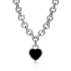 Nuevo Colgante en Forma de Corazón para Abrochar de la Marca T, Varios Estilos de Collares, Modernos y Elegantes, Selección de Influencers Populares, Diseño Clásico, Venta Directa del Fabricante