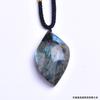 Piedra bruta de cristal natural al por mayor, piedra de arrastre, colgante de gota de piedra lunar, joyería de piedra semipreciosa, collar exquisito, punto