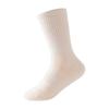Calcetines Deportivos para Niños y Niñas, Primavera y Otoño, Algodón de Color Sólido, Altura Media, Absorbentes del Sudor, Resistentes al Olor, para Niños Mayores y Estudiantes, Calcetines para Correr y Baloncesto